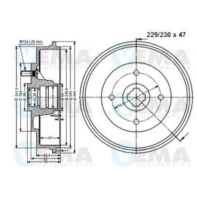 Bremstrommel 801034