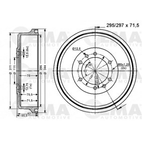 Bremstrommel 801292