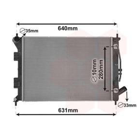 Achetez des Radiateur du moteur VAN WEZEL 82002436 à prix pour 321,24 €