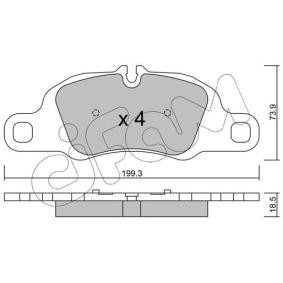 Köp Bromsbelägg av CIFAM 822-1027-0 till det låga priset 777,38 kr