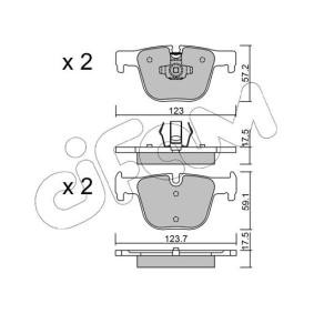 Acquista Kit pastiglie freni da CIFAM 822-963-0 a buon mercato per soli 38,45 €