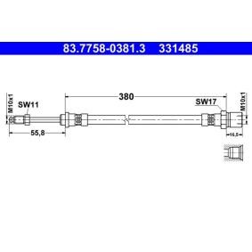 Bremsschlauch 83.7758-0381.3