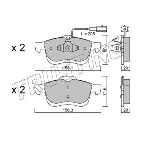 Acquista Kit pastiglie freni da TRUSTING 840.1 a buon mercato per soli 98,96 €