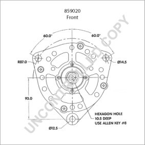 Lichtmaschine von PRESTOLITE ELECTRIC 859020