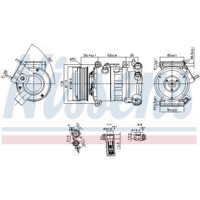 Acquista Compressore aria condizionata da NISSENS 890599 a buon mercato per soli 372,33 €