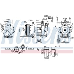 Acquista Compressore aria condizionata da NISSENS 890606 a buon mercato per soli 315,98 €