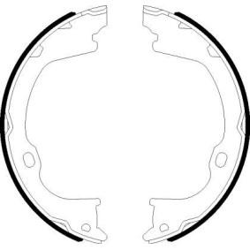 Comprar Zapata de freno de mano de HELLA 8DA 355 051-101 a bajo precio de 84,44 €