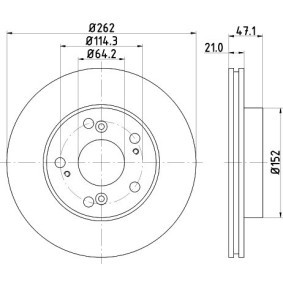 Achetez des Plaquettes de frein HELLA 8DB 355 021-591 à prix pour 58,37 €