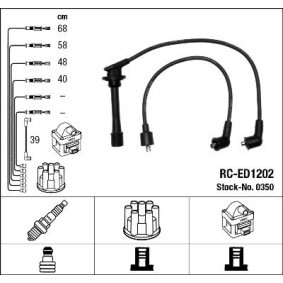 Compre Jogo de cabos de ignição da NGK 0350 a um preço baixo por 54,75 €
