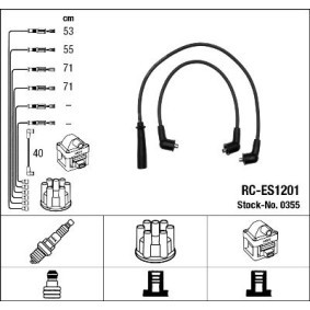 Compre Jogo de cabos de ignição da NGK 0355 a um preço baixo por 24,51 €