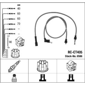 Compre Jogo de cabos de ignição da NGK 0586 a um preço baixo por 27,99 €