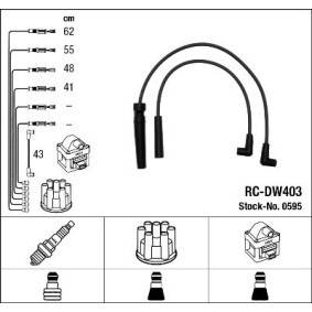 Compre Jogo de cabos de ignição da NGK 0595 a um preço baixo por 28,70 €