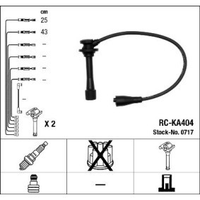 Compre Jogo de cabos de ignição da NGK 0717 a um preço baixo por 22,15 €