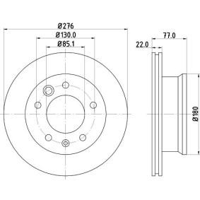 Achetez des Disque de frein HELLA 8DD 355 110-991 à prix pour 50,78 €