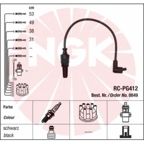 Compre Jogo de cabos de ignição da NGK 0849 a um preço baixo por 62,29 €
