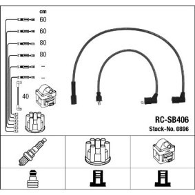 Compre Jogo de cabos de ignição da NGK 0896 a um preço baixo por 47,89 €