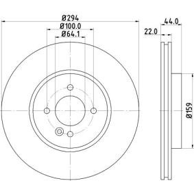 Bremsscheibe 8DD 355 115-871 für Cabrio (F57) für 33,94 CHF