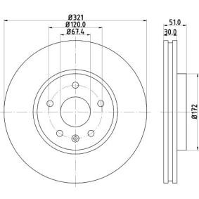 Bremsscheibe 8DD 355 116-041