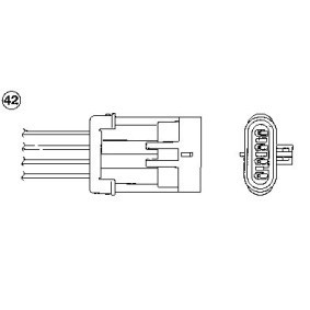 Achetez des Sonde lambda NGK 1787 à prix pour 88,43 €
