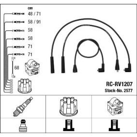 Compre Jogo de cabos de ignição da NGK 2577 a um preço baixo por 35,91 €