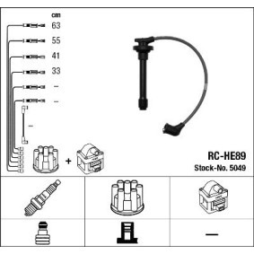 Compre Jogo de cabos de ignição da NGK 5049 a um preço baixo por 68,78 €