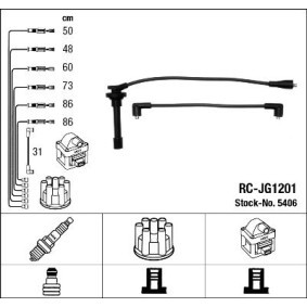 Compre Jogo de cabos de ignição da NGK 5406 a um preço baixo por 67,36 €