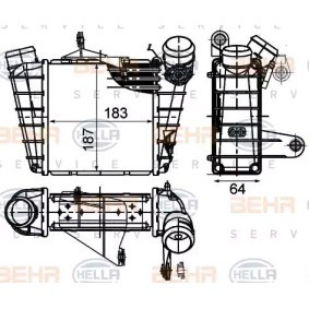 Köp Intercooler av HELLA 8ML 376 760-584 till det låga priset 1870,94 kr