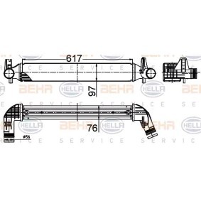 Köp Intercooler av HELLA 8ML 376 988-494 till det låga priset 2382,30 kr