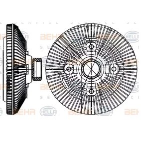 Køb Kobling, kølerventilator af HELLA 8MV 376 906-691 til den lave pris 2604,62 DKK