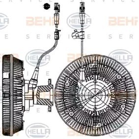 Kjøp Clutch, kjølevifte av HELLA 8MV 376 907-221 til den lave prisen 9937,72 NOK