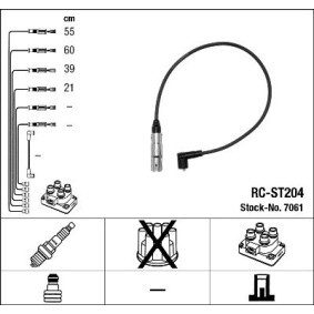 Compre Jogo de cabos de ignição da NGK 7061 a um preço baixo por 44,80 €