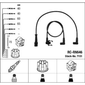 Compre Cabos de velas de NGK online para SAFRANE I (B54_) a preços moderados