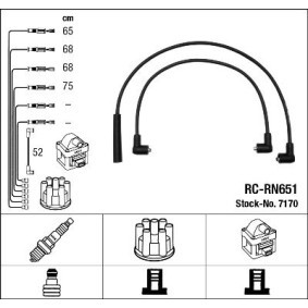 Compre Jogo de cabos de ignição da NGK 7170 a um preço baixo por 82,49 €