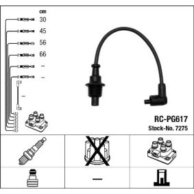 Compre Jogo de cabos de ignição da NGK 7275 a um preço baixo por 36,81 €