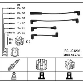 Compre Jogo de cabos de ignição da NGK 7703 a um preço baixo por 44,10 €