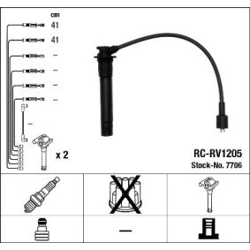 Compre Jogo de cabos de ignição da NGK 7706 a um preço baixo por 35,84 €