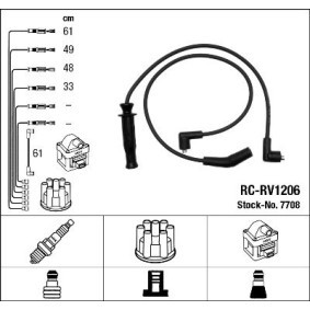 Compre Jogo de cabos de ignição da NGK 7708 a um preço baixo por 44,45 €