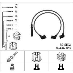 Compre Jogo de cabos de ignição da NGK 8073 a um preço baixo por 48,46 €