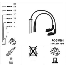 Compre Jogo de cabos de ignição da NGK 8275 a um preço baixo por 32,58 €