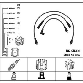 Compre Jogo de cabos de ignição da NGK 8292 a um preço baixo por 26,45 €