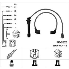 Compre Jogo de cabos de ignição da NGK 8312 a um preço baixo por 91,36 €