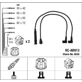 Compre Jogo de cabos de ignição da NGK 8630 a um preço baixo por 162,76 €
