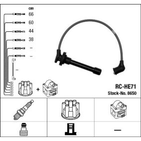 Compre Jogo de cabos de ignição da NGK 8650 a um preço baixo por 47,10 €