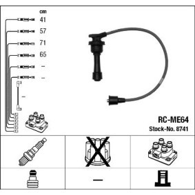 Acquista Kit cavi candele da NGK 8741 a buon mercato per soli 41,40 €