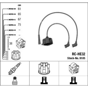 Compre Jogo de cabos de ignição da NGK 9105 a um preço baixo por 32,72 €