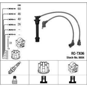 Compre Cabos de velas de NGK online para Celica Hatchback (_T16_) a preços moderados