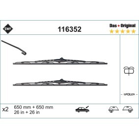 Osta Pyyhkijänsulka SWF:llä 116352 edullisesti hintaan 39,45 €