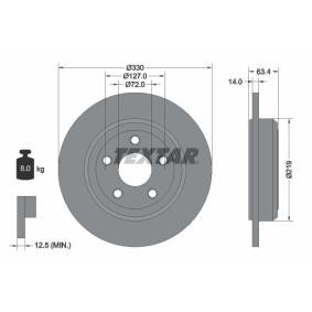 Comprar Disco de freno de TEXTAR 92274703 a bajo precio de 61,66 €