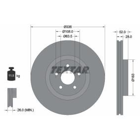 Comprar Disco de freno de TEXTAR 92282305 a bajo precio de 186,91 €
