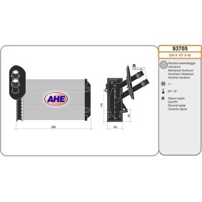Achetez des Radiateur de chauffage AHE 93705 à prix pour 52,37 €